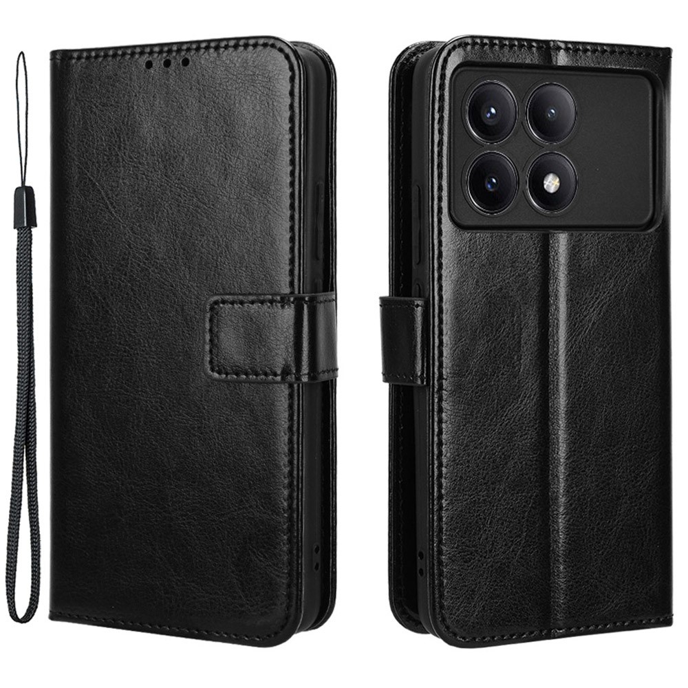 Wallet knížkové pouzdro na Xiaomi Poco X6 Pro 5G - černé