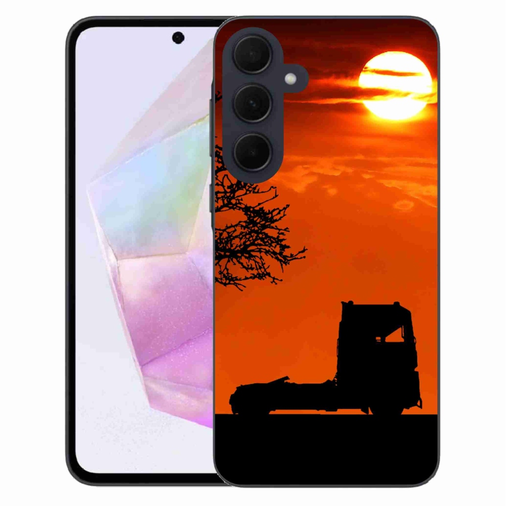 Gelový kryt mmCase na Samsung Galaxy A35 5G - kamion 3