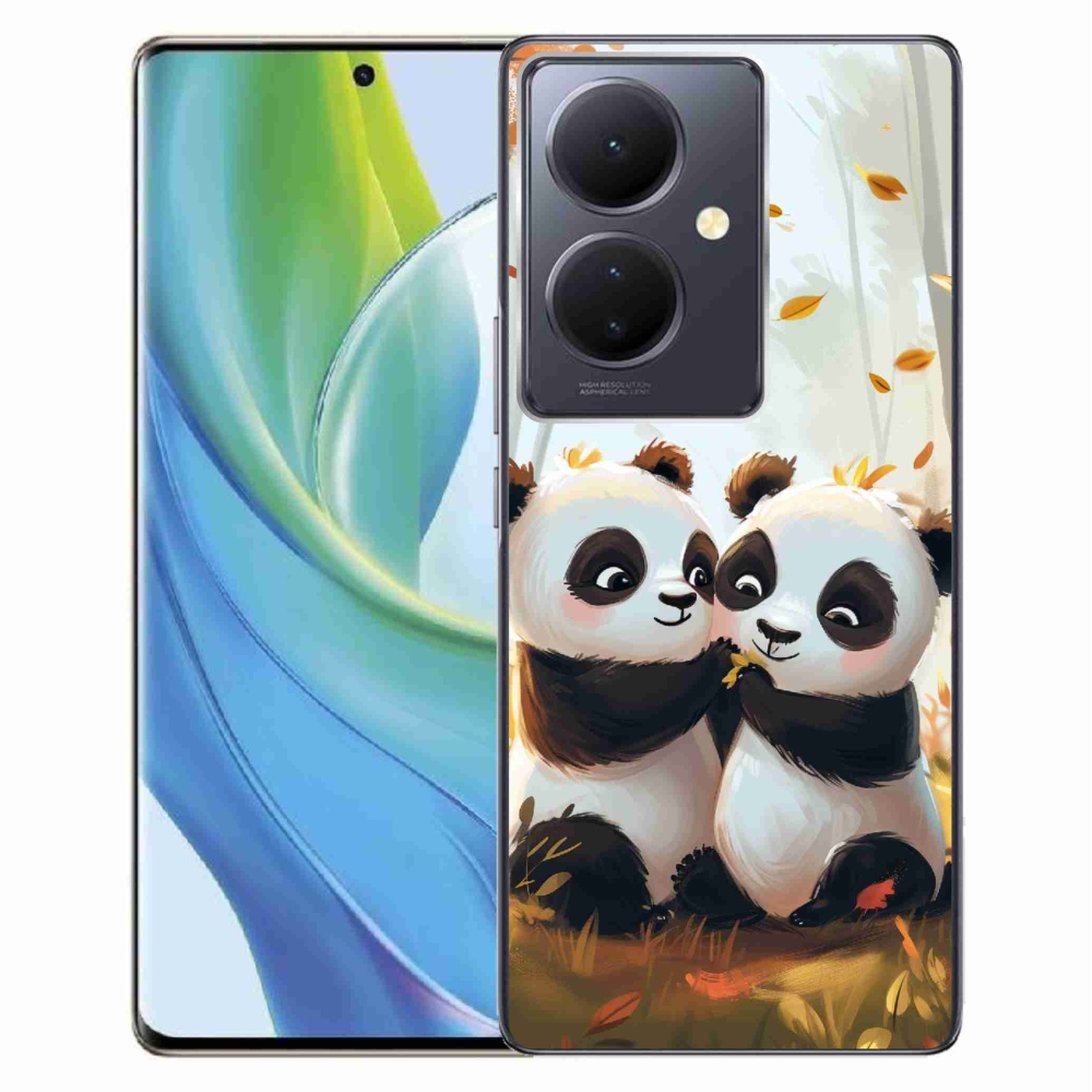 Gelový kryt mmCase na Vivo V29 Lite 5G - pandy