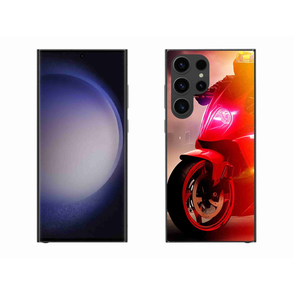 Gelový kryt mmCase na Samsung Galaxy S23 Ultra 5G - motorka