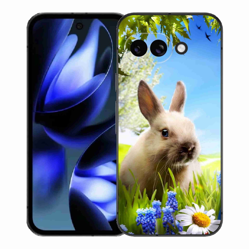 Gelový kryt mmCase na Google Pixel 9a - zajíček
