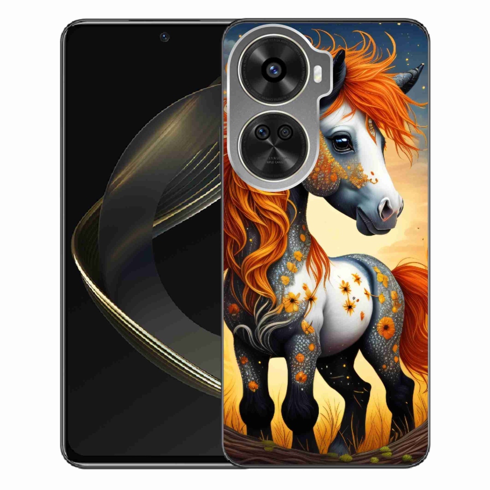 Gelový kryt mmCase na Huawei Nova 12 SE - barevný poník