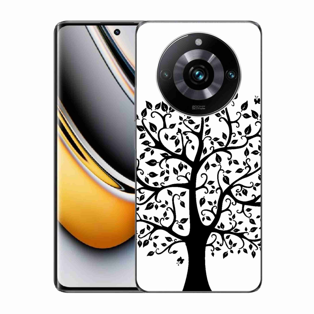 Gelový kryt mmCase na Realme 11 Pro/11 Pro+ - černobílý strom