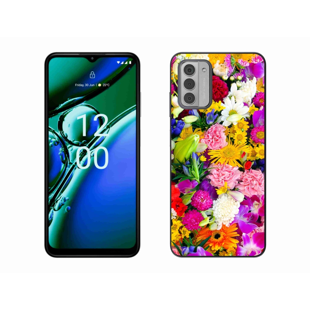 Gelový kryt mmCase na Nokia G42 - květiny 12