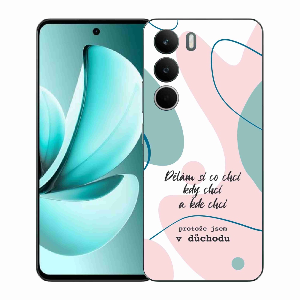 Gelový kryt mmCase na Realme C71 - vtipný text 10 bílé pozadí