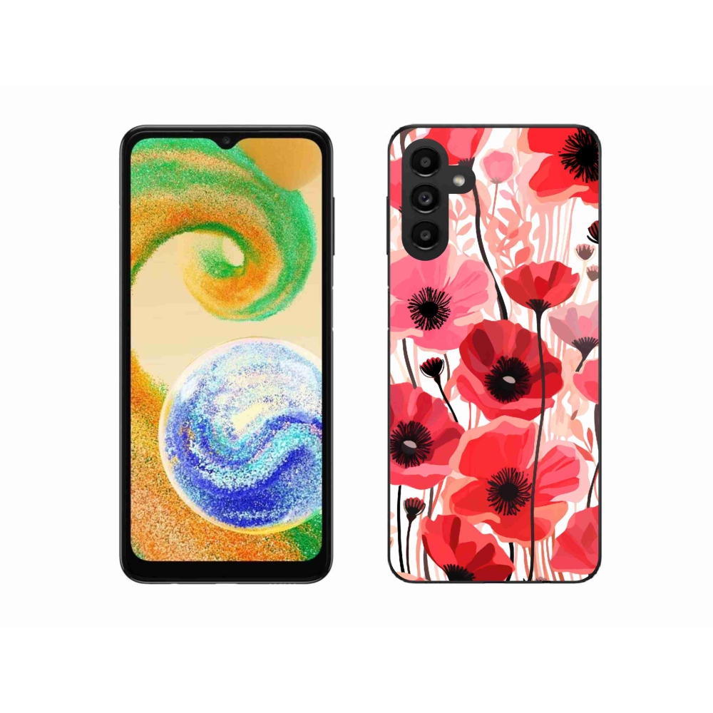 Gelový kryt mmCase na Samsung Galaxy A04s (164.7x76.7x9.1mm) - vlčí mák 1