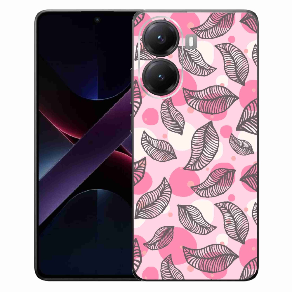 Gelový kryt mmCase na Xiaomi Poco X7 Pro 5G - kreslené padající listy
