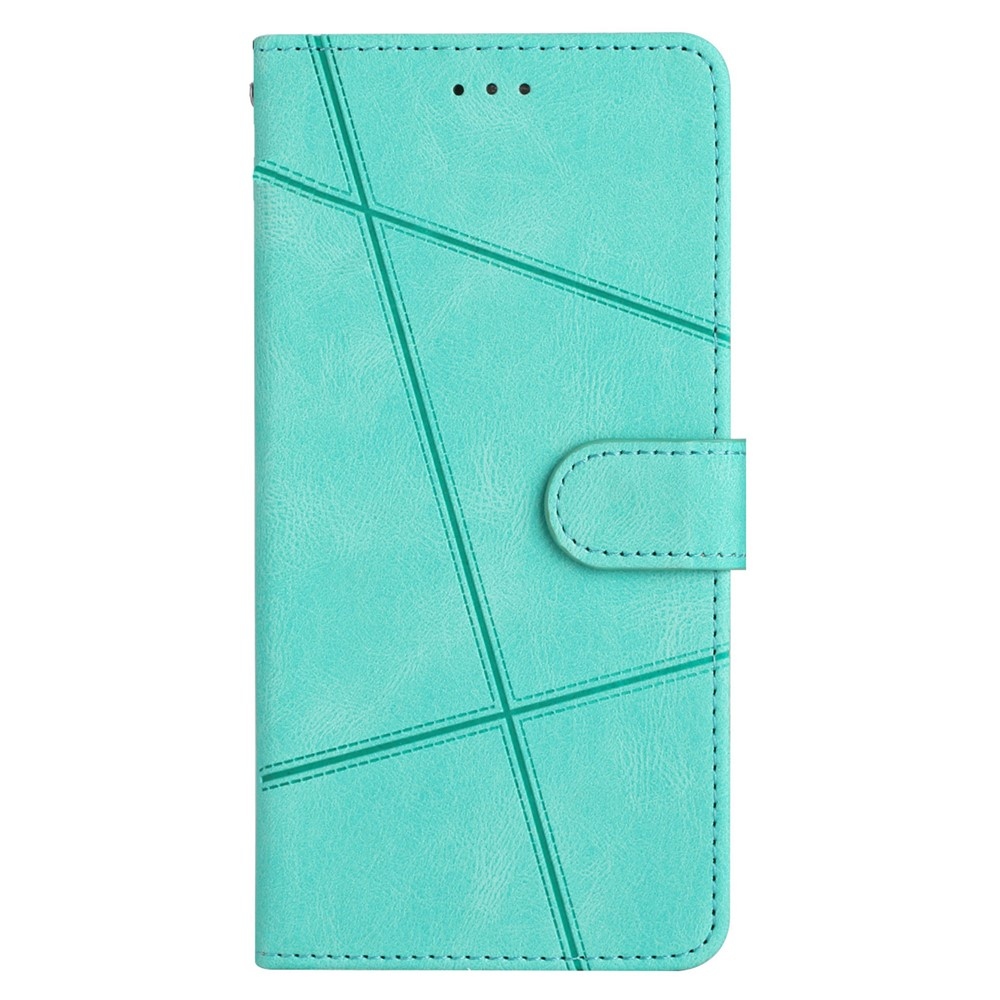 Line knížkové pouzdro na Samsung Galaxy S25 FE - modrozelené