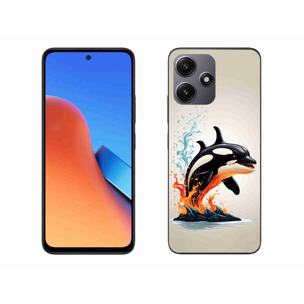 Gelový kryt mmCase na Xiaomi Redmi 12 5G - kosatka