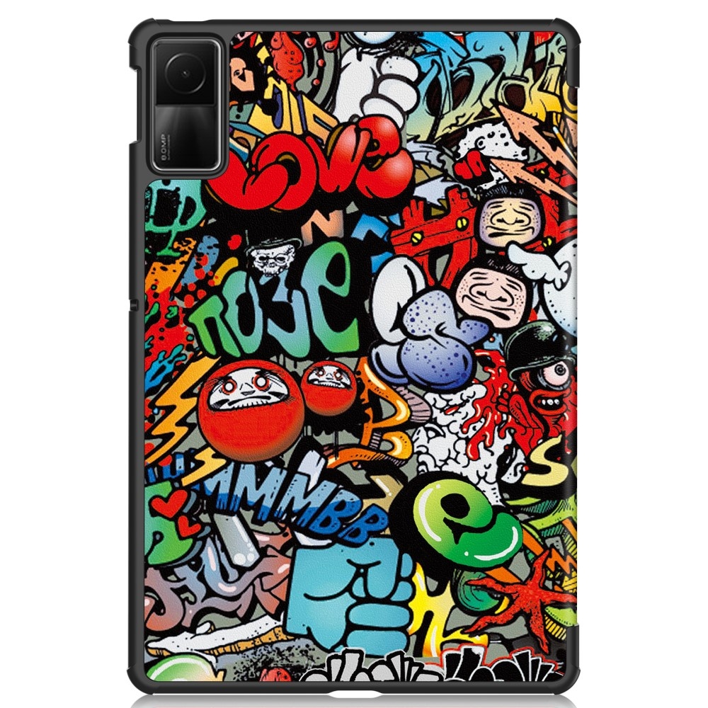 Print chytré zavírací pouzdro na Xiaomi Redmi Pad SE - graffiti