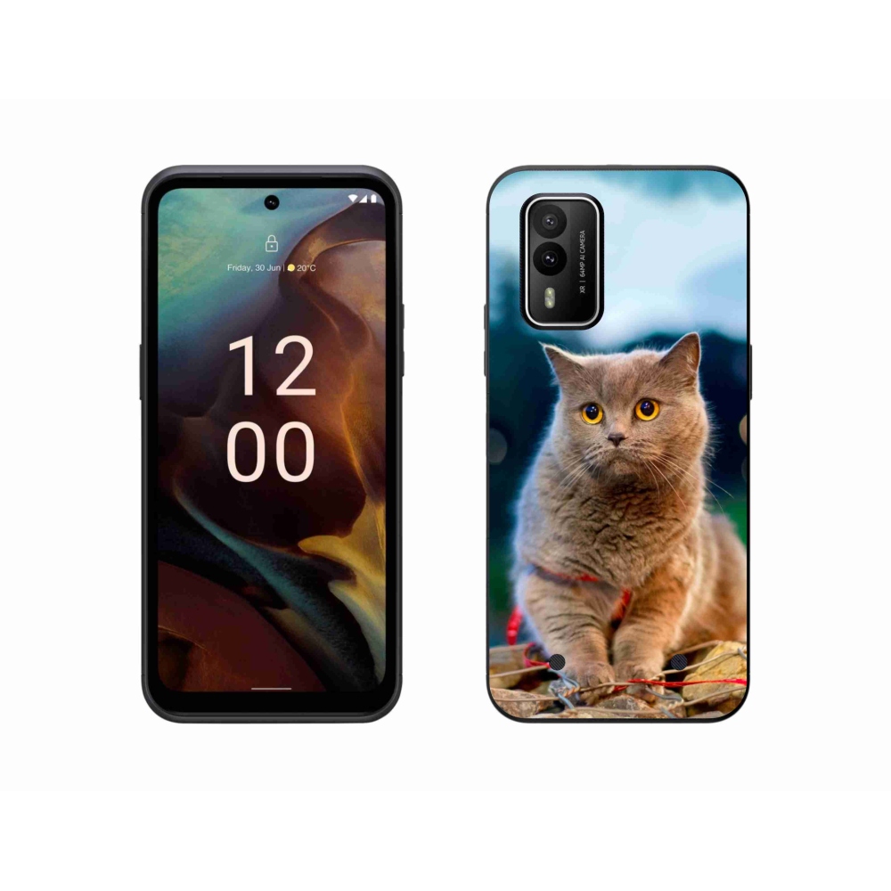 Gelový kryt mmCase na Nokia XR21 - britská modrá 2