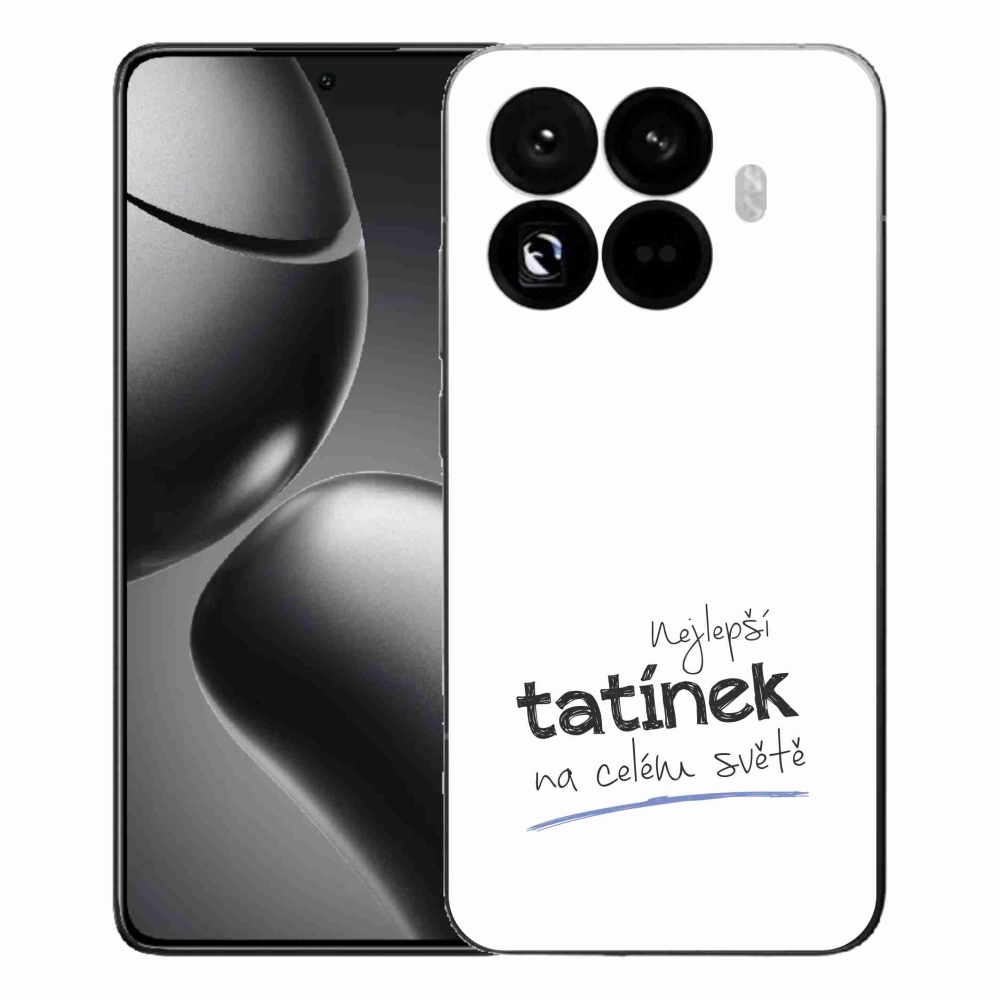 Gelový kryt mmCase na Xiaomi 15T Pro - nejlepší tatínek 4 bílé pozadí