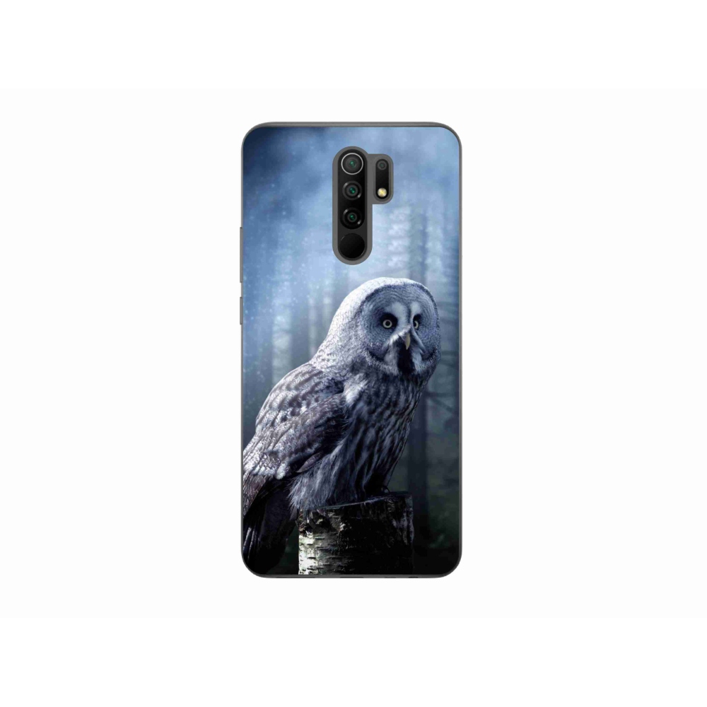 Gelový kryt mmCase na Xiaomi Redmi 9 - sova