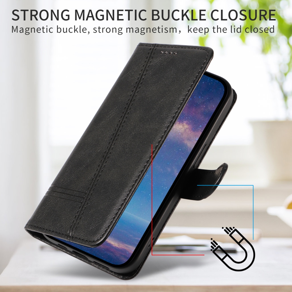T-Shape knížkové pouzdro na iPhone 17 - černé