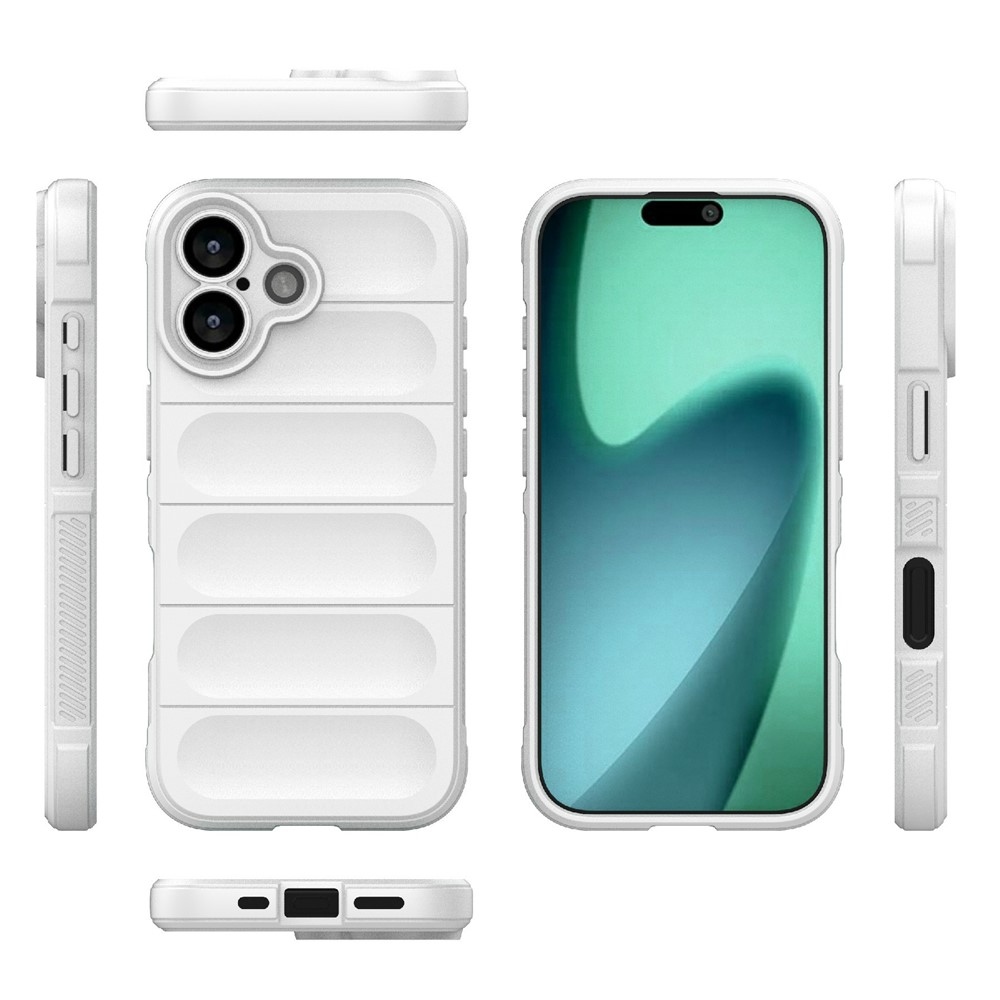 Rugg odolný gelový obal na iPhone 17 - bílý