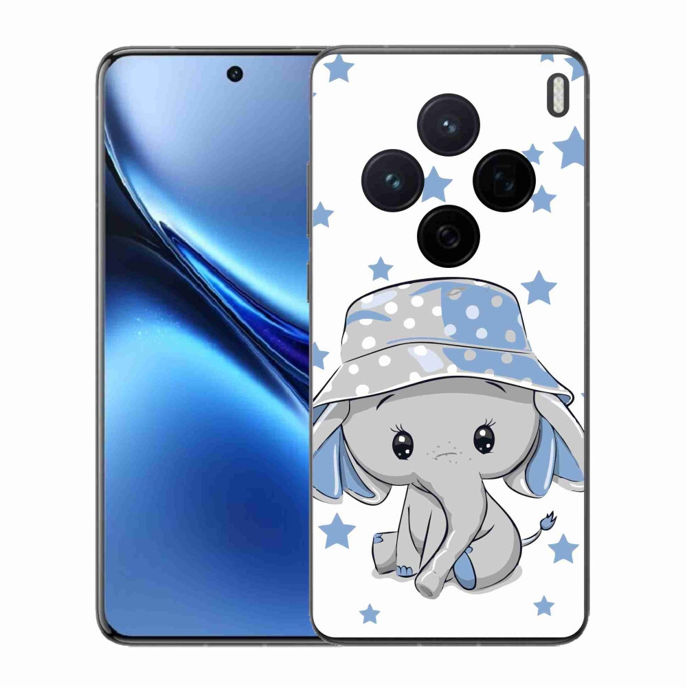 Gelový kryt mmCase na Vivo X200 5G - modrý slon