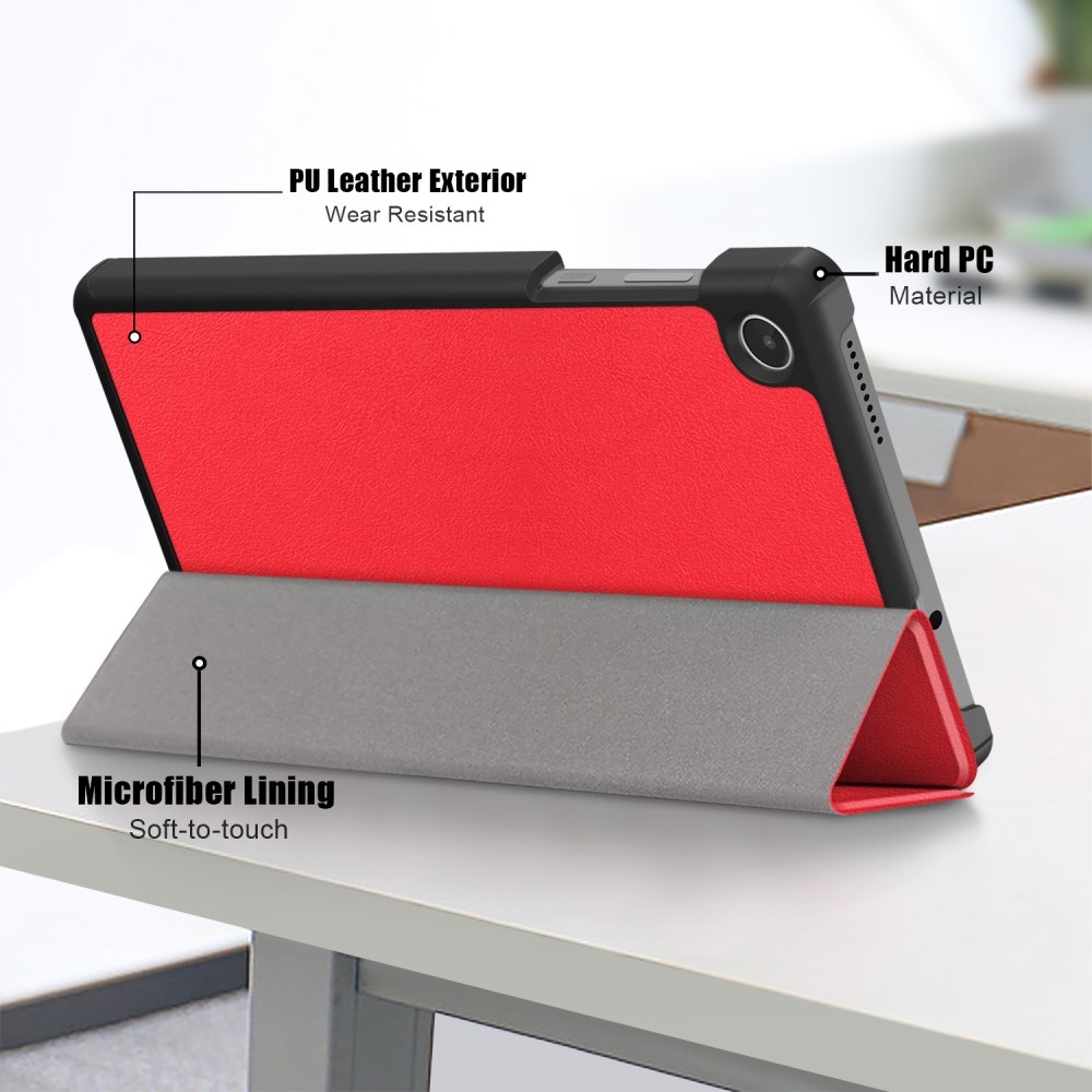 Stand zavírací pouzdro na Lenovo Tab M8 4. Gen (2024) - červené