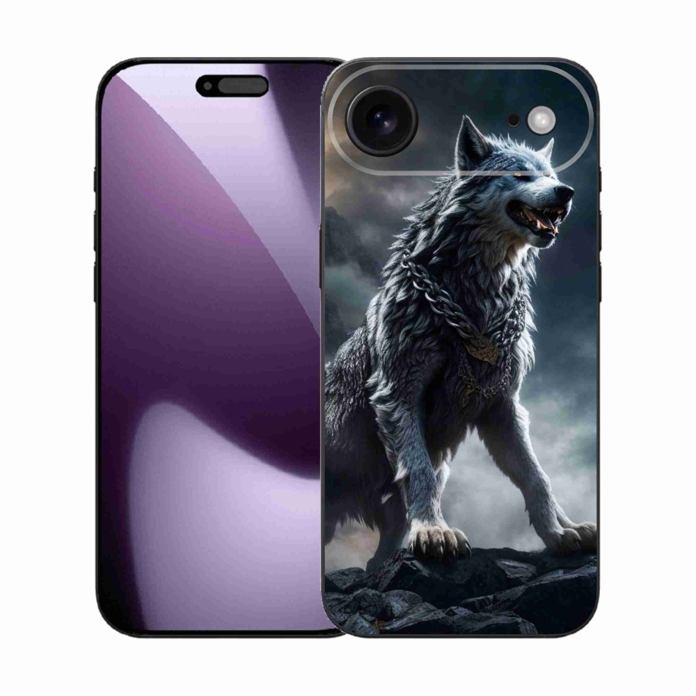 Gelový kryt mmCase na iPhone 17 Air - vlk 1