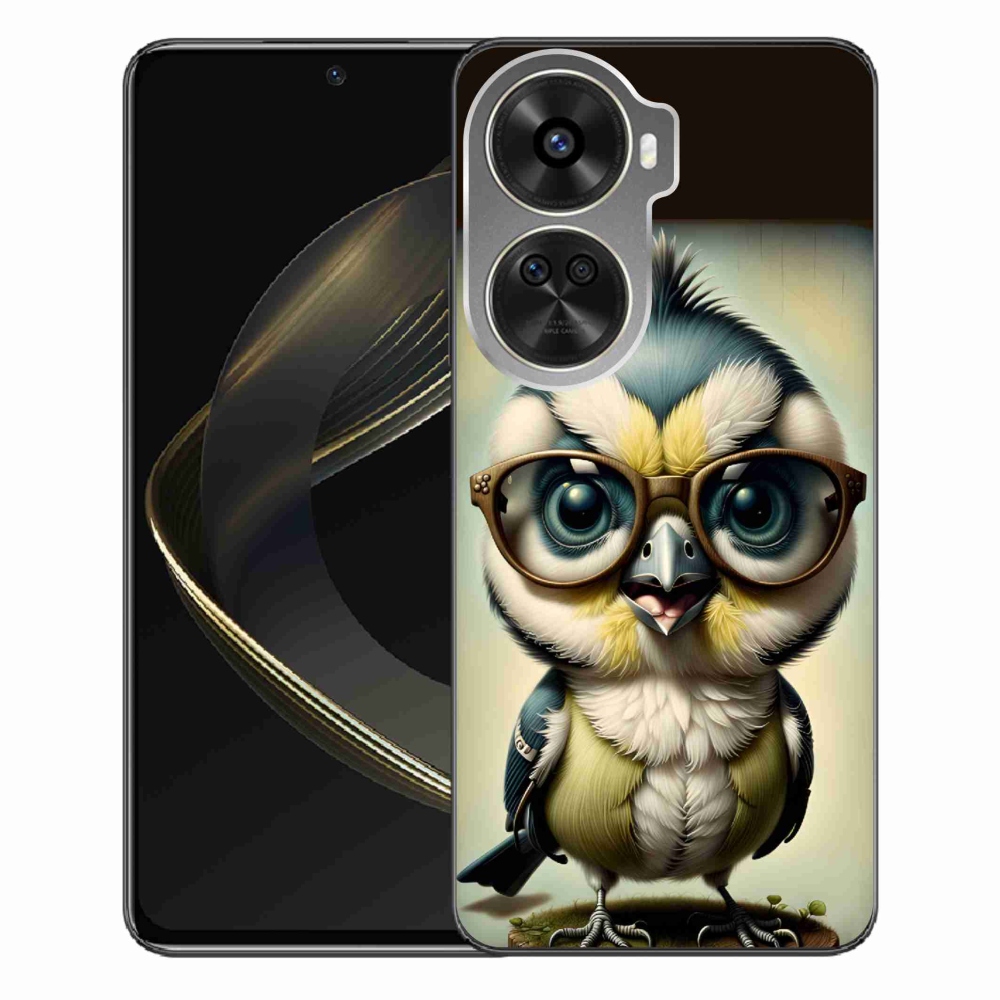 Gelový kryt mmCase na Huawei Nova 12 SE - mládě s brýlemi
