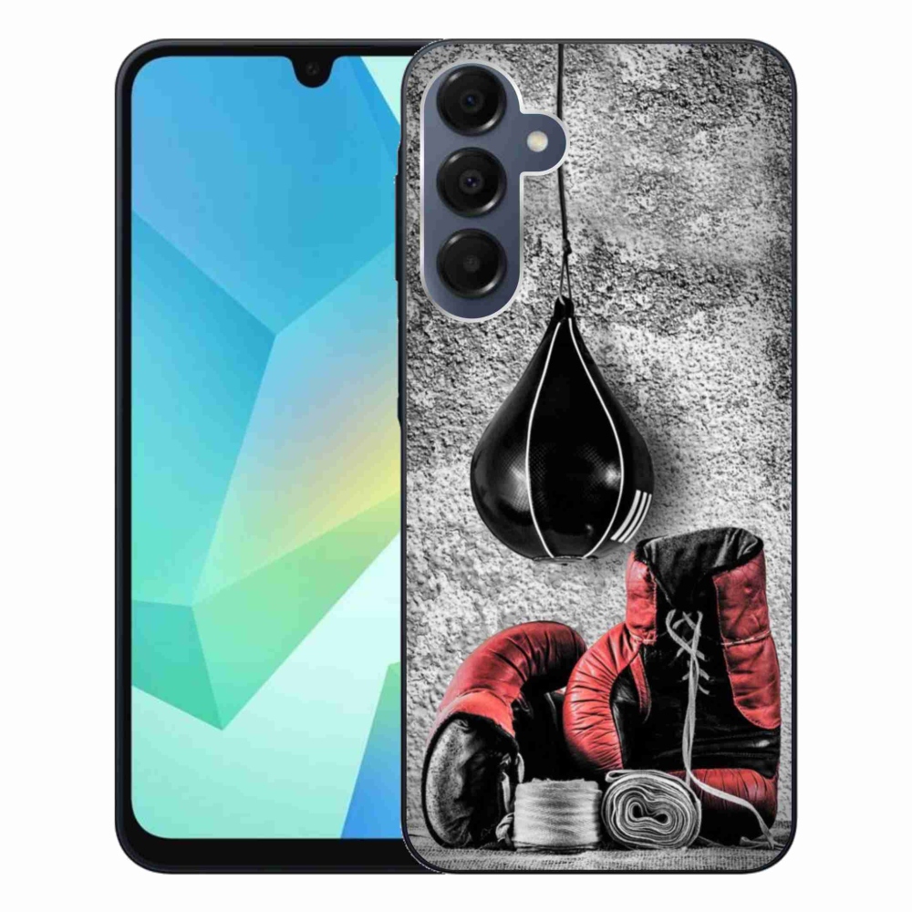 Gelový kryt mmCase na Samsung Galaxy A16 4G/5G - boxovací pytel a rukavice