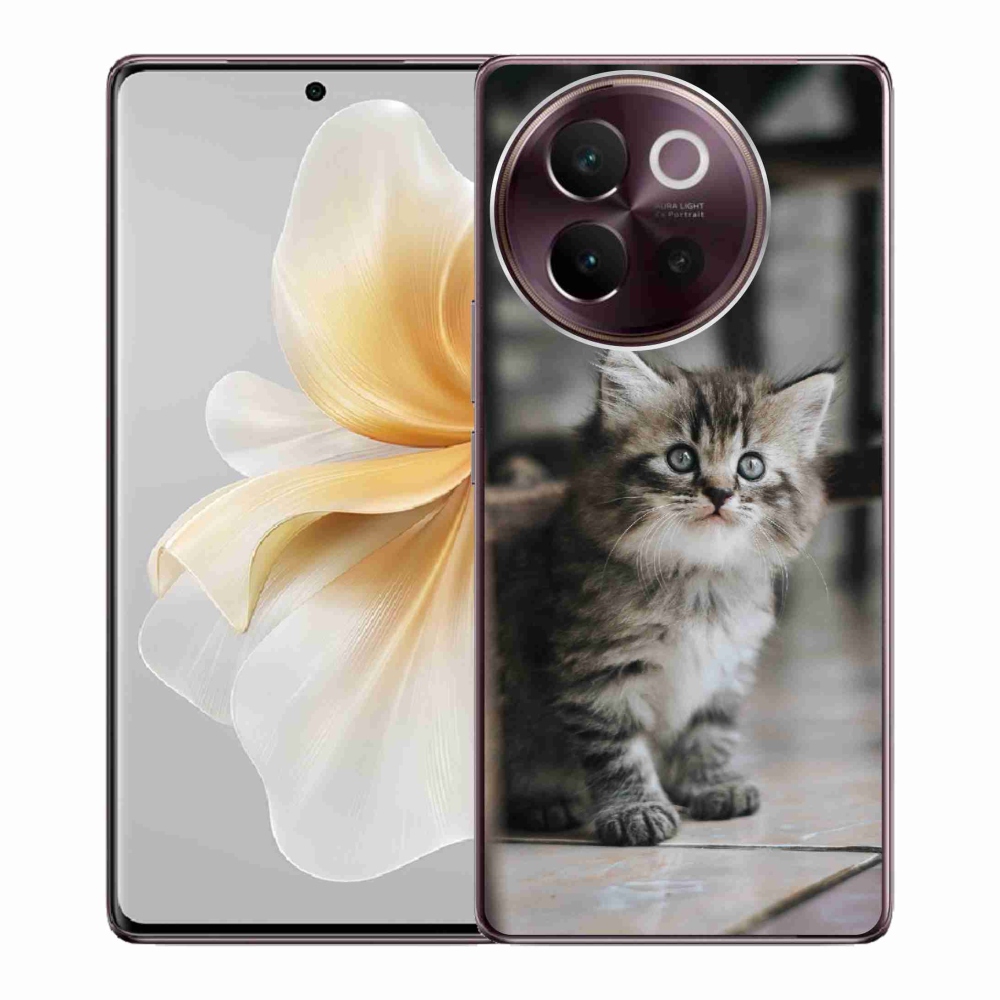Gelový kryt mmCase na Vivo V40 Lite 5G - koťátko