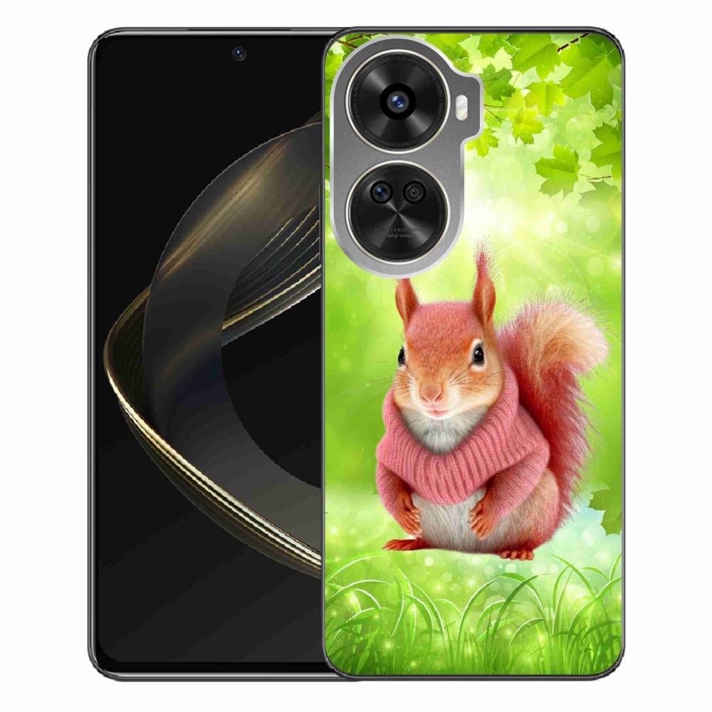 Gelový kryt mmCase na Huawei Nova 12 SE - veverka ve svetru