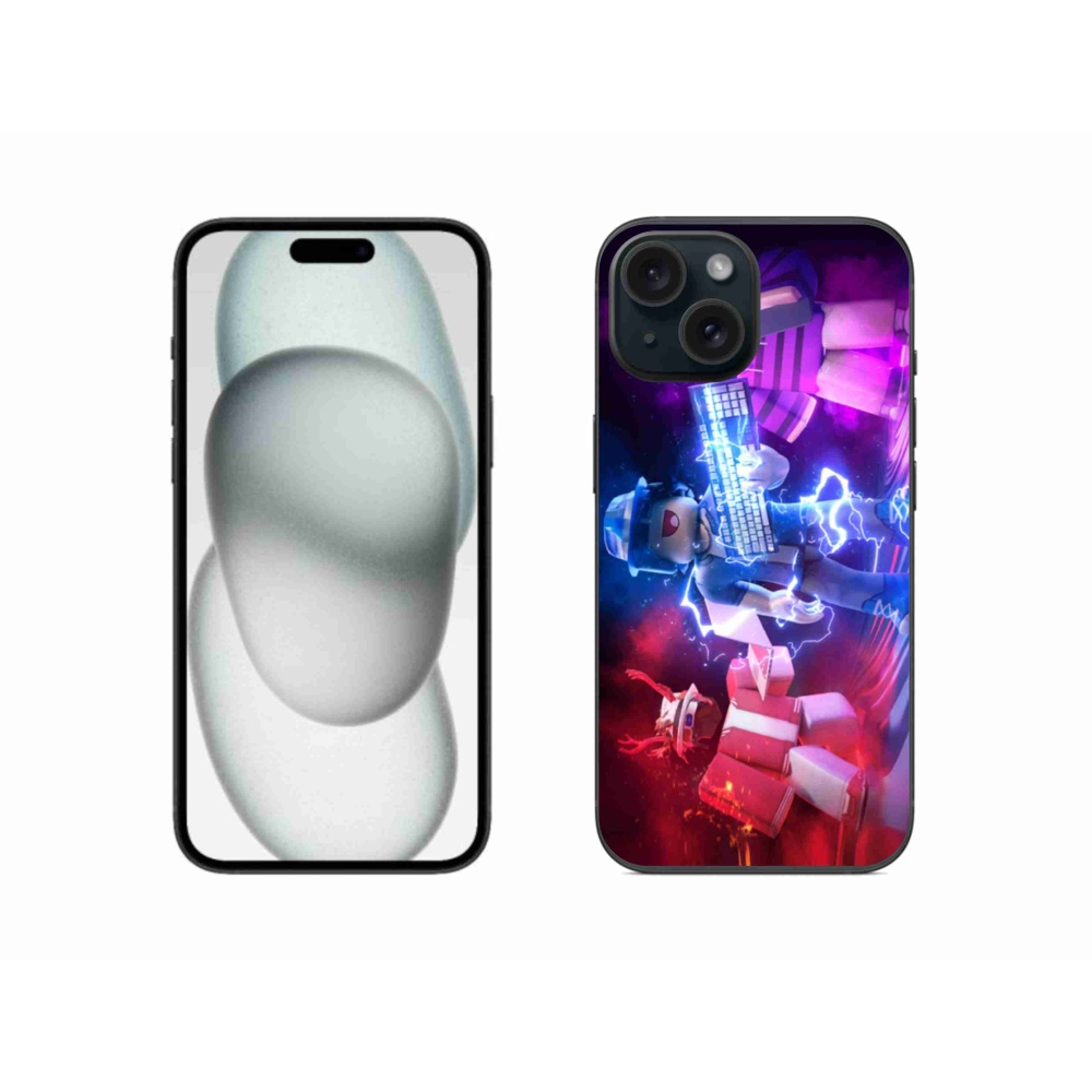 Gelový kryt mmCase na iPhone 15 - roblox