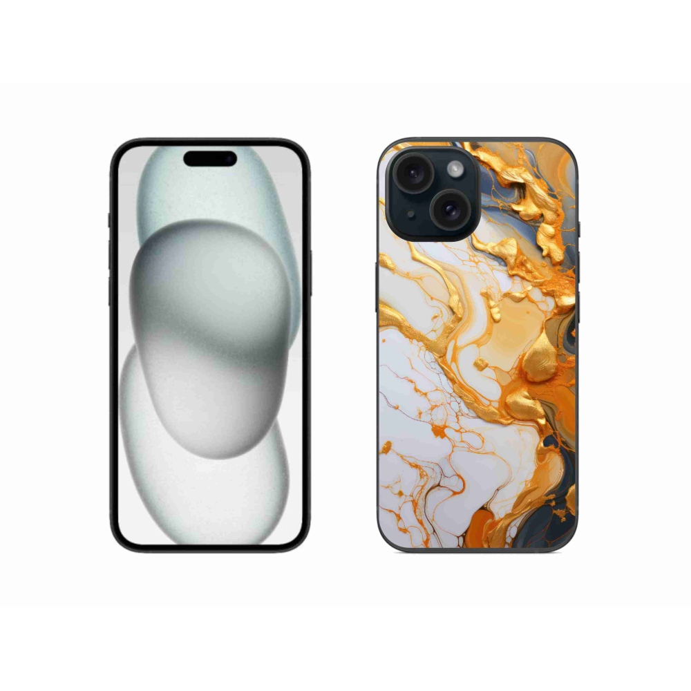 Gelový kryt mmCase na iPhone 15 - abstraktní motiv 6