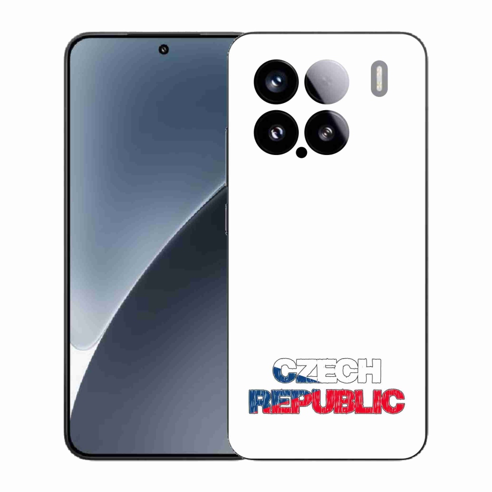 Gelový kryt mmCase na Xiaomi 15 - Czech Republic bílé pozadí