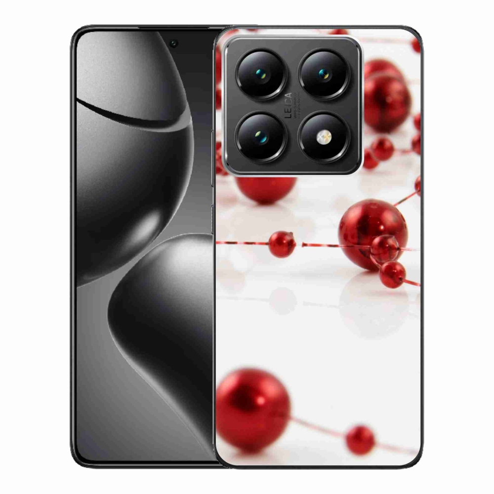 Gelový kryt mmCase na Xiaomi 14T Pro - vánoční řetěz