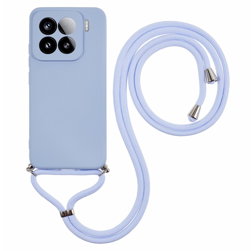 Lining gelový obal se šňůrkou na Xiaomi 15 Pro - světlefialový