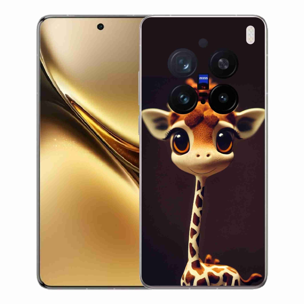 Gelový kryt mmCase na Vivo X200 Pro 5G - malá žirafa