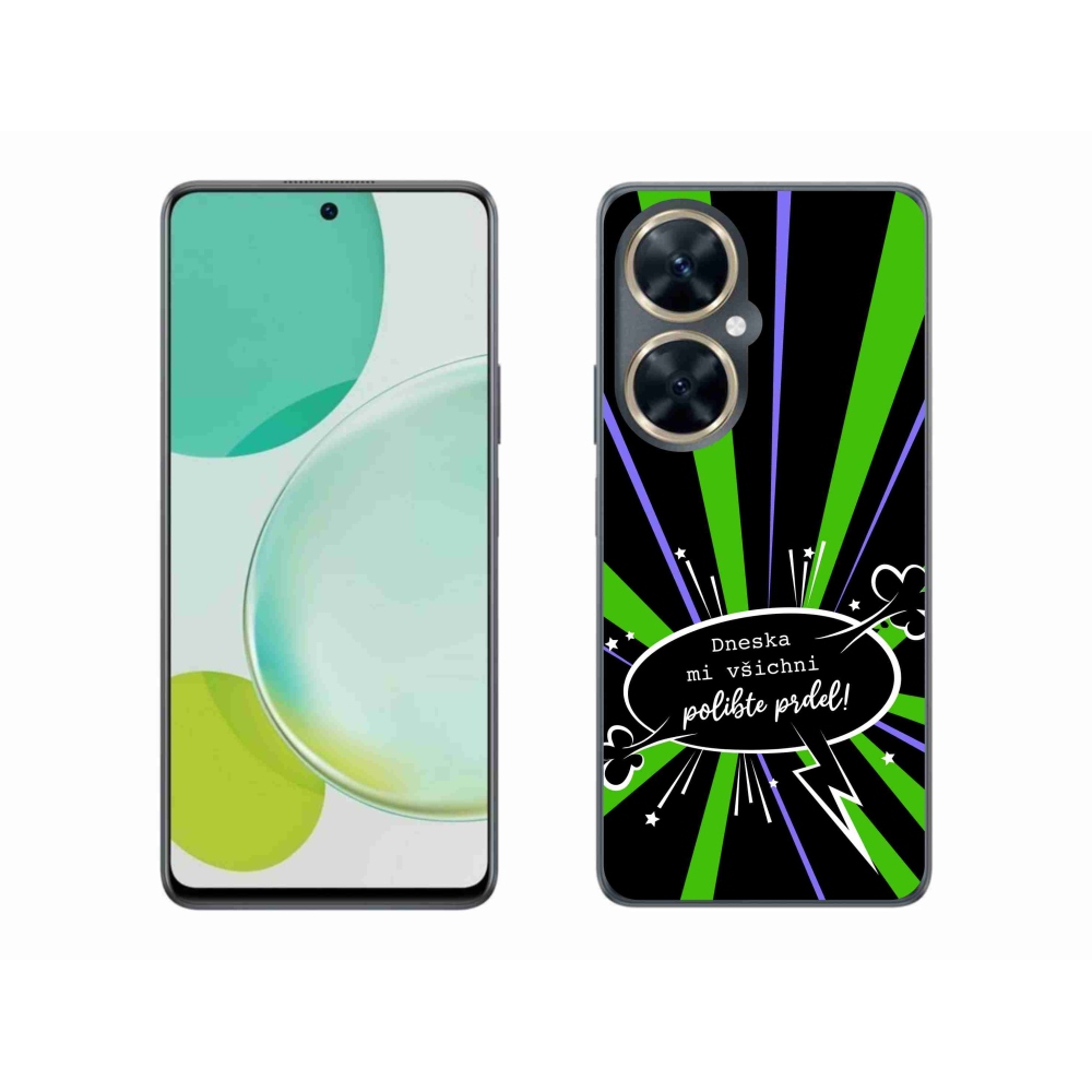 Gelový kryt mmCase na Huawei Nova 11i - vtipný text 15 černé pozadí