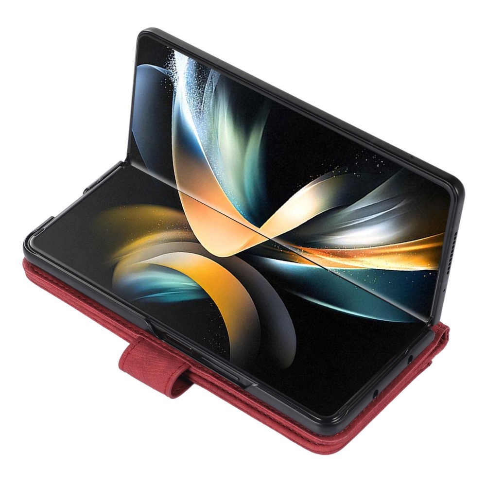 Wallet knížkové pouzdro na Samsung Galaxy Z Fold5 5G - červené