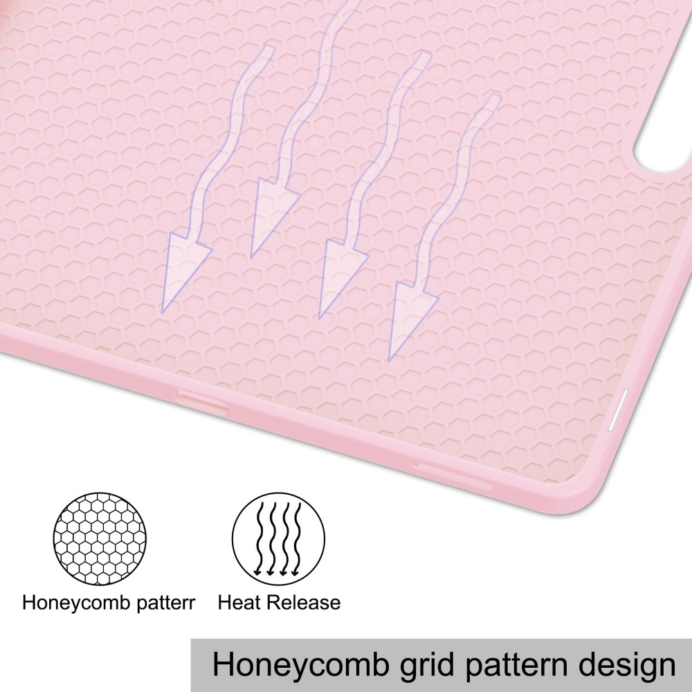 Cases chytré zavírací pouzdro na Samsung Galaxy Tab S10 FE+ - růžové