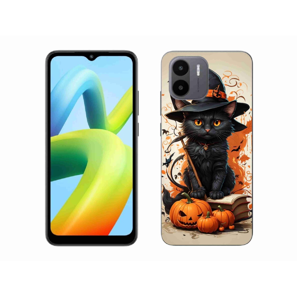 Gelový kryt mmCase na Xiaomi Redmi A1/Redmi A2 - kocour čaroděj