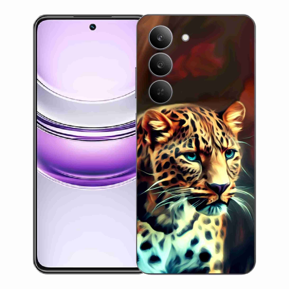Gelový kryt mmCase na Realme 14x 5G - leopard