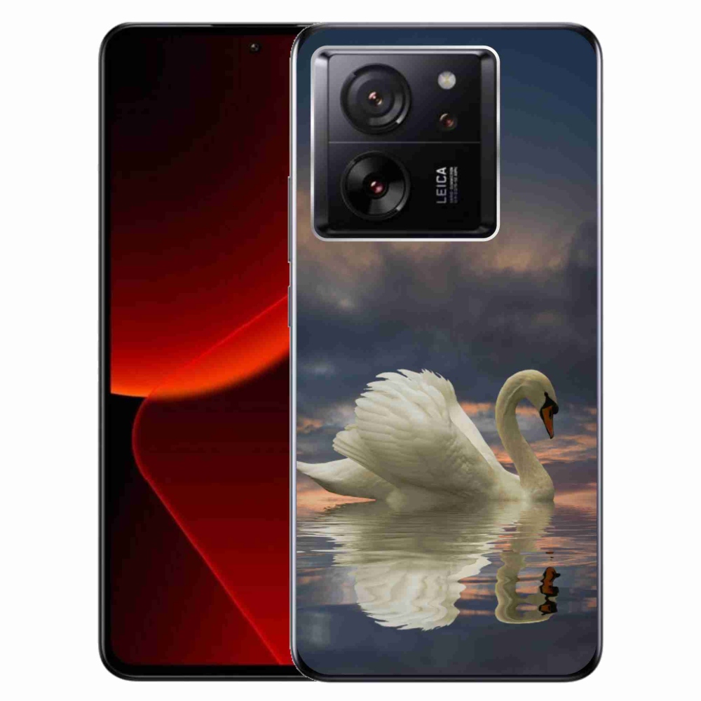 Gelový kryt mmCase na Xiaomi 13T/13T Pro - labuť
