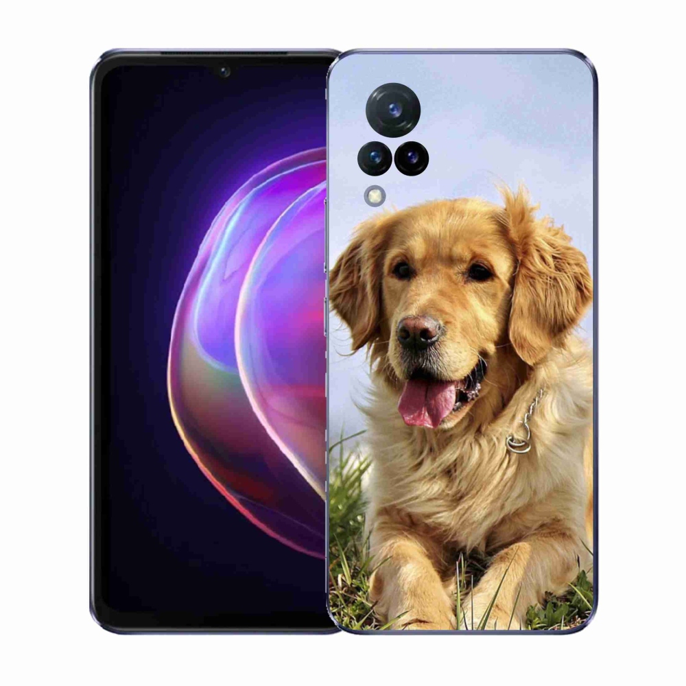 Gelový kryt mmCase na Vivo V21 4G/5G - zlatý retrívr