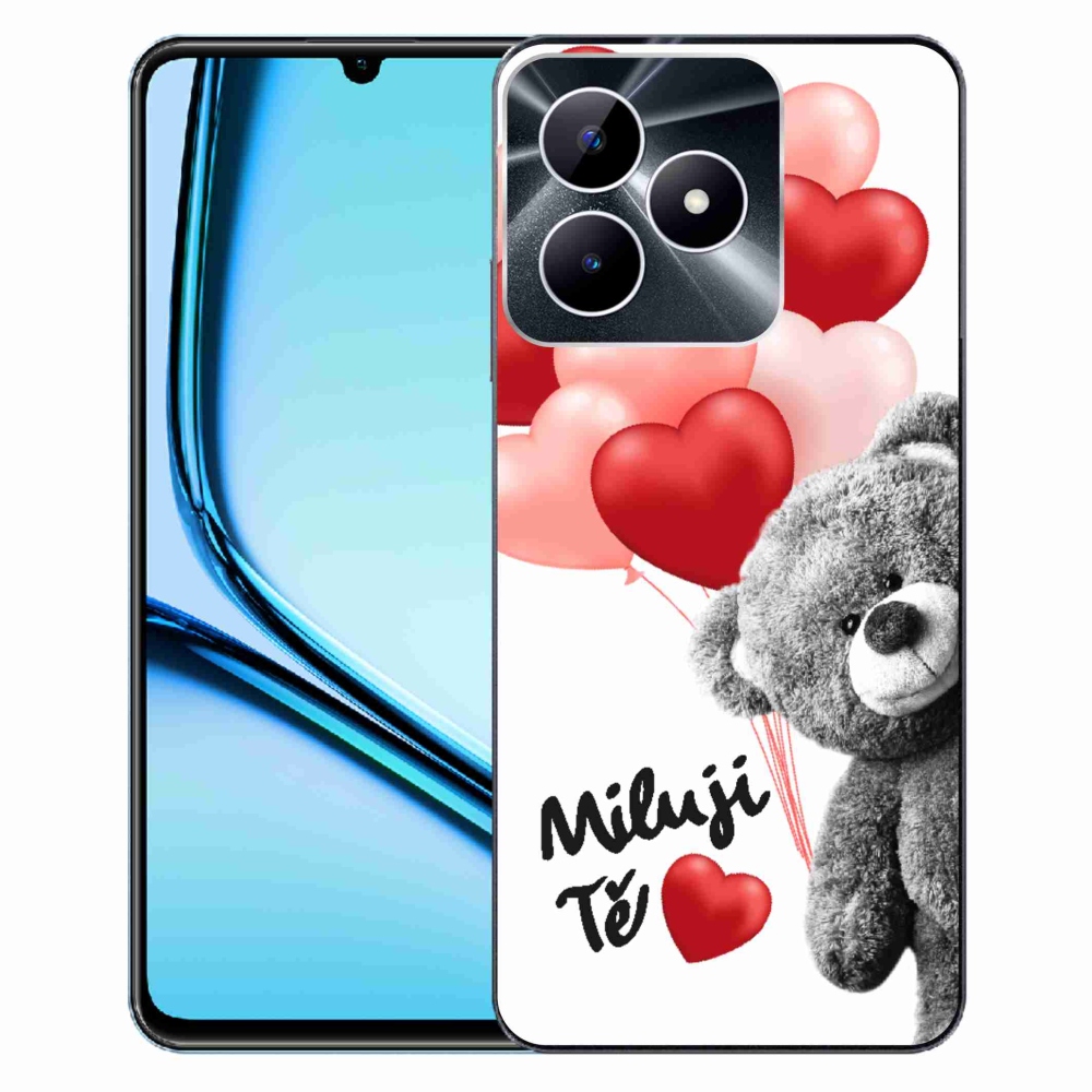 Gelový kryt mmCase na Realme Note 50 - miluji Tě