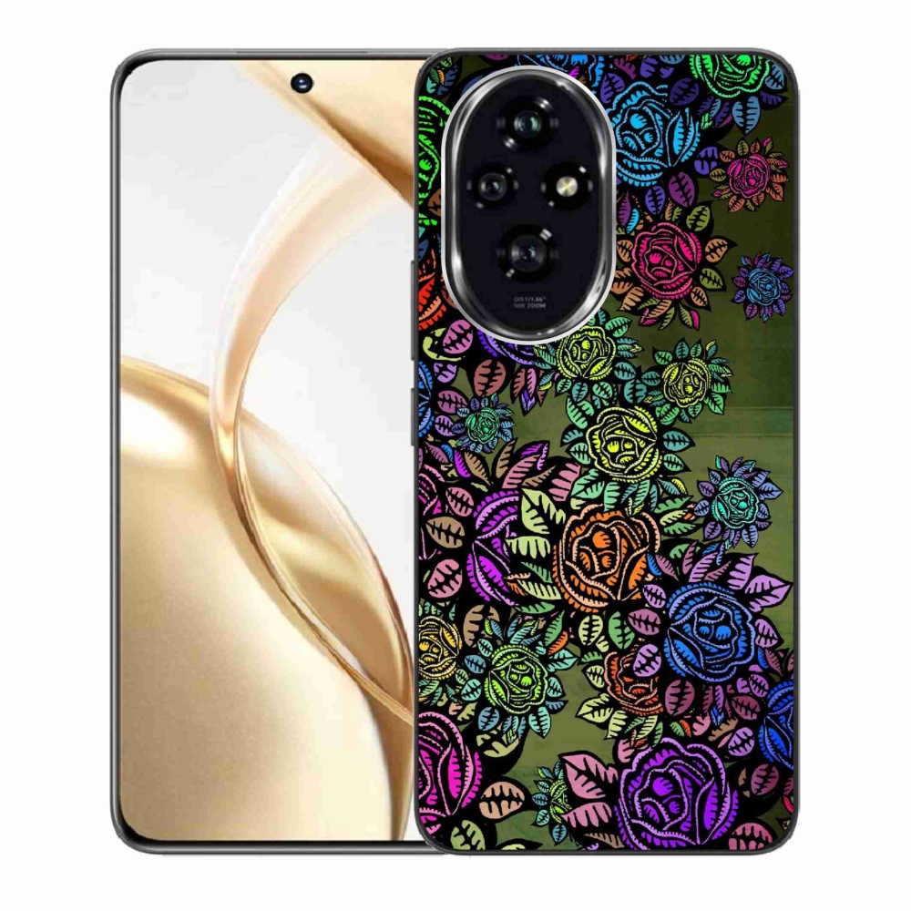 Gelový kryt mmCase na Honor 200 5G - květiny 6