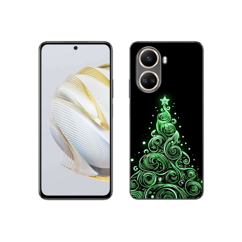 Gelový kryt mmCase na Huawei Nova 10 SE - neonový vánoční stromek 3