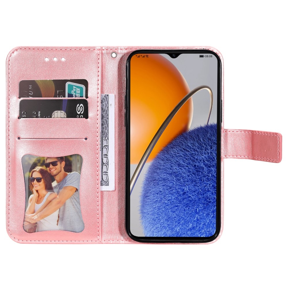 Mandala knížkové pouzdro na Huawei Nova Y61 - růžové