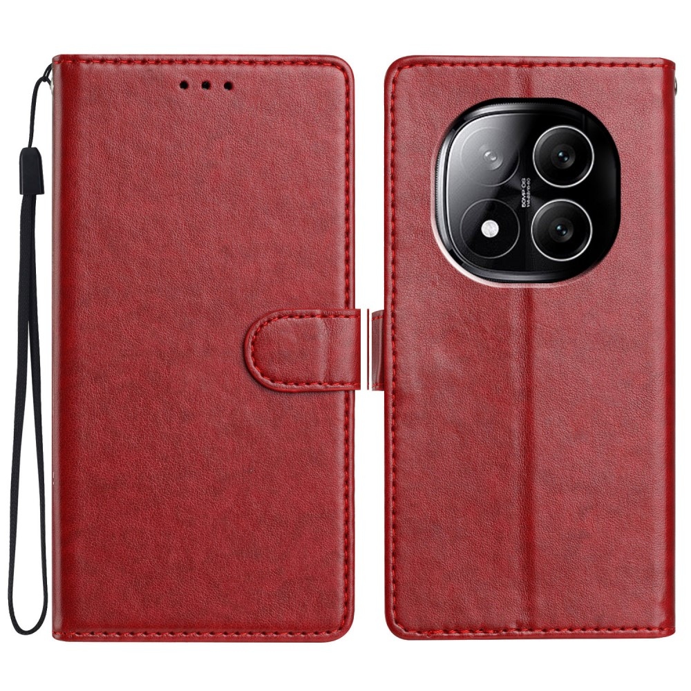 Clots knížkové pouzdro na Xiaomi Redmi Note 14 Pro 5G/Poco X7 5G - červené