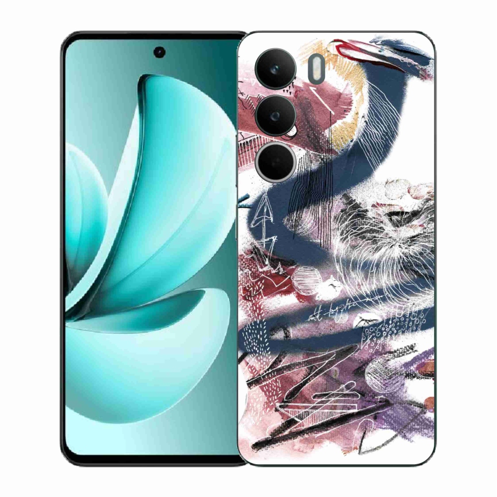 Gelový kryt mmCase na Realme C71 - abstraktní motiv 28