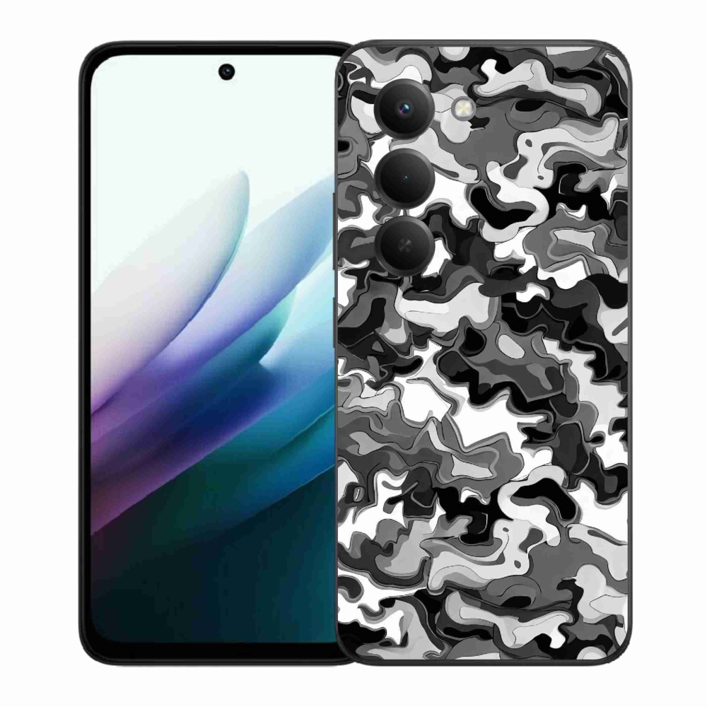 Gelový kryt mmCase na Xiaomi Redmi 15 4G/5G (171mm) - maskáčový vzor 3