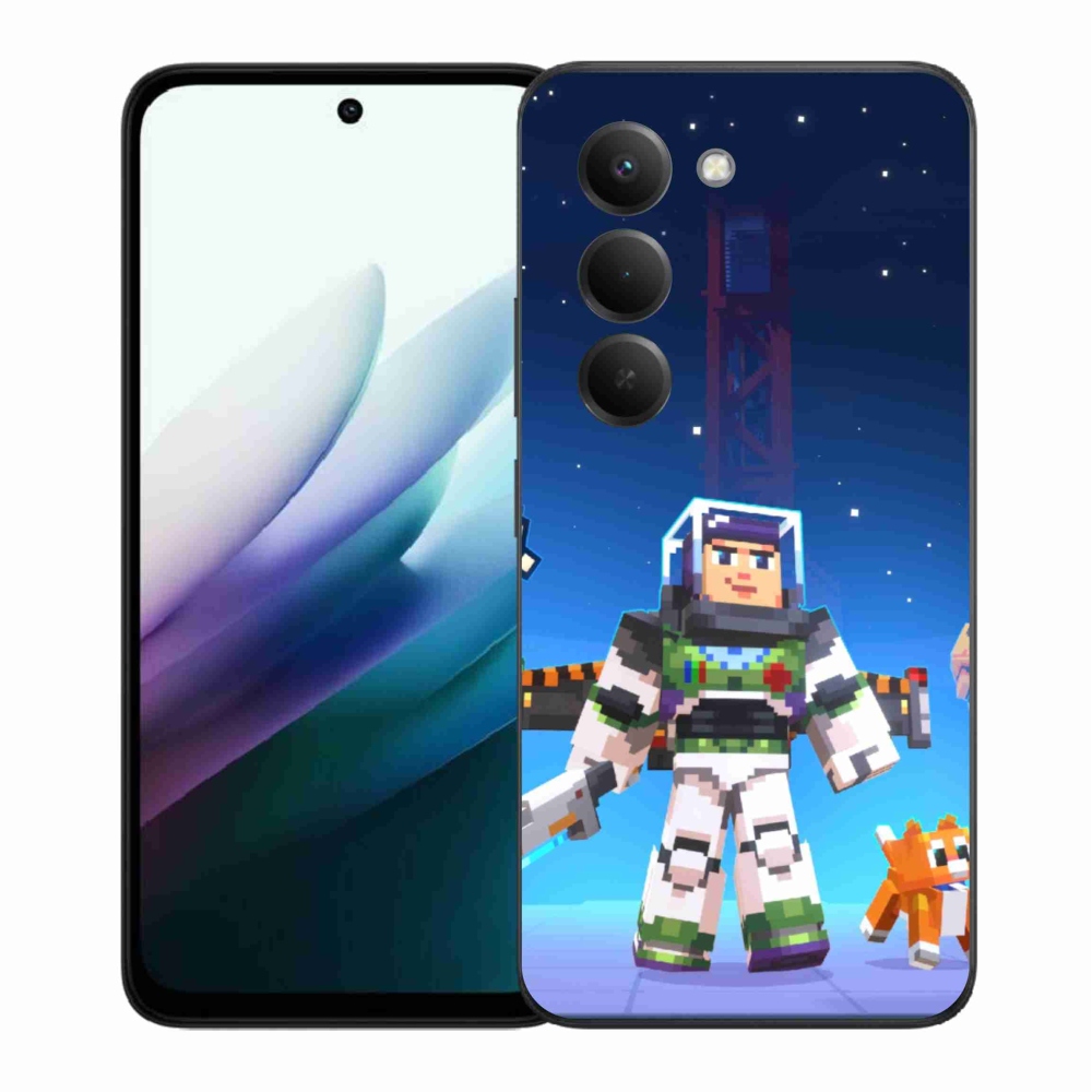 Gelový kryt mmCase na Xiaomi Redmi 15 4G/5G (171mm) - minecraft 2
