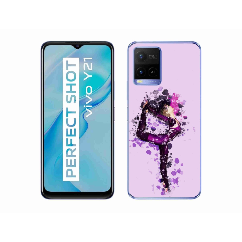 Gelový kryt mmCase na Vivo Y21/Y21s/Y33s - baletka