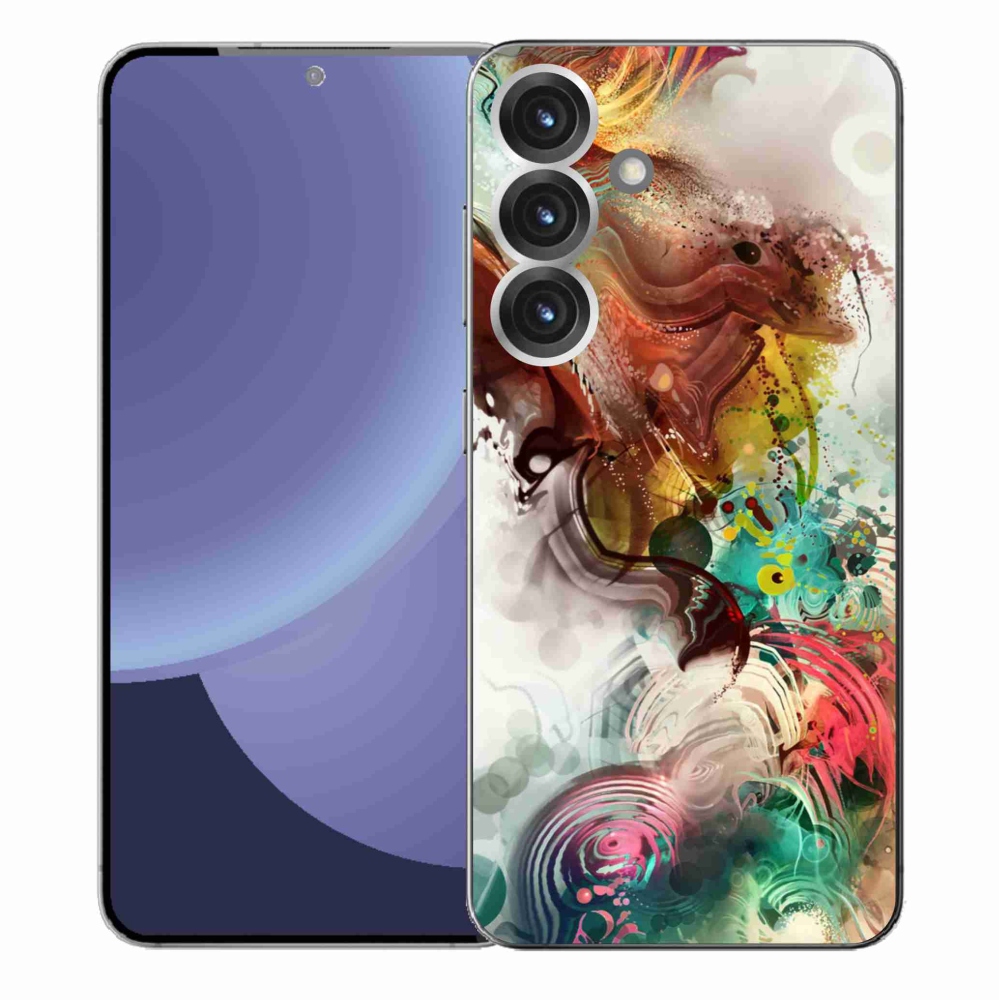 Gelový kryt mmCase na Samsung Galaxy S25+ - abstrakt 1