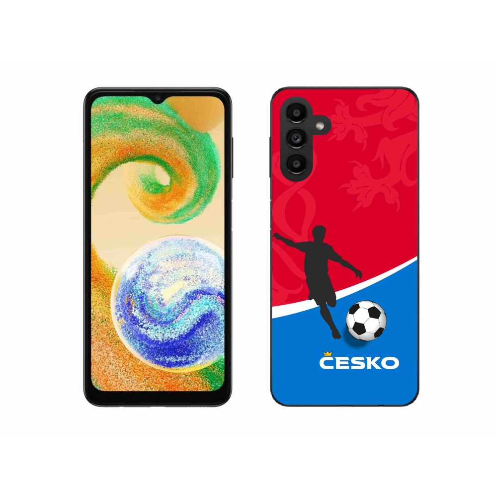 Gelový kryt mmCase na Samsung Galaxy A04s (164.7x76.7x9.1mm) - fotbal Česko
